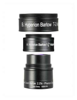 Baader Lente di Barlow 2.25x specifica per oculare Hyperion Zoom, Multi Coated